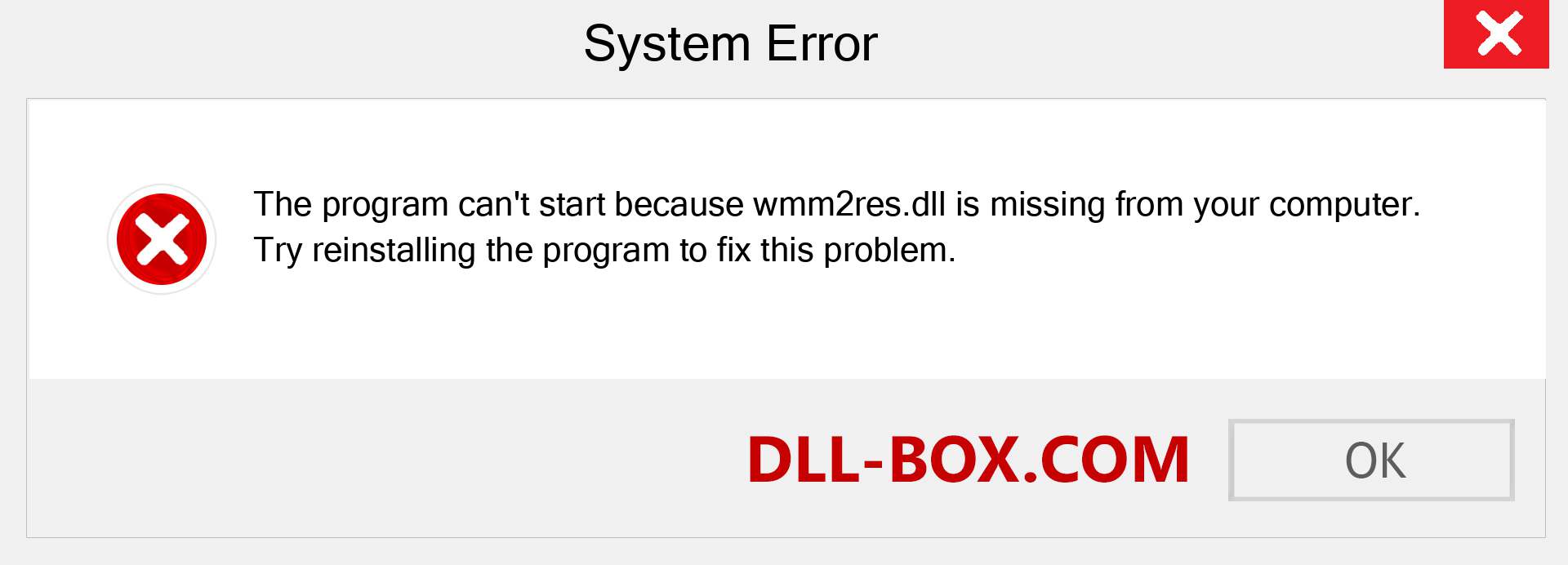  wmm2res.dll file is missing?. Download for Windows 7, 8, 10 - Fix  wmm2res dll Missing Error on Windows, photos, images